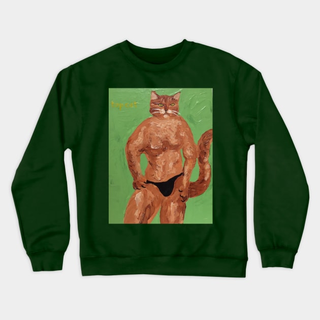 Top Cat Crewneck Sweatshirt by WorldAroundEwe